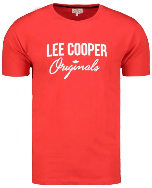 Crvena pidžama majica s logotipom Lee Cooper