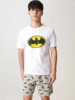Udobna muška kratka elegantna pidžama Sinsay s motivom Batmana